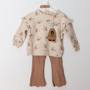 rabbit + bear set for toddler